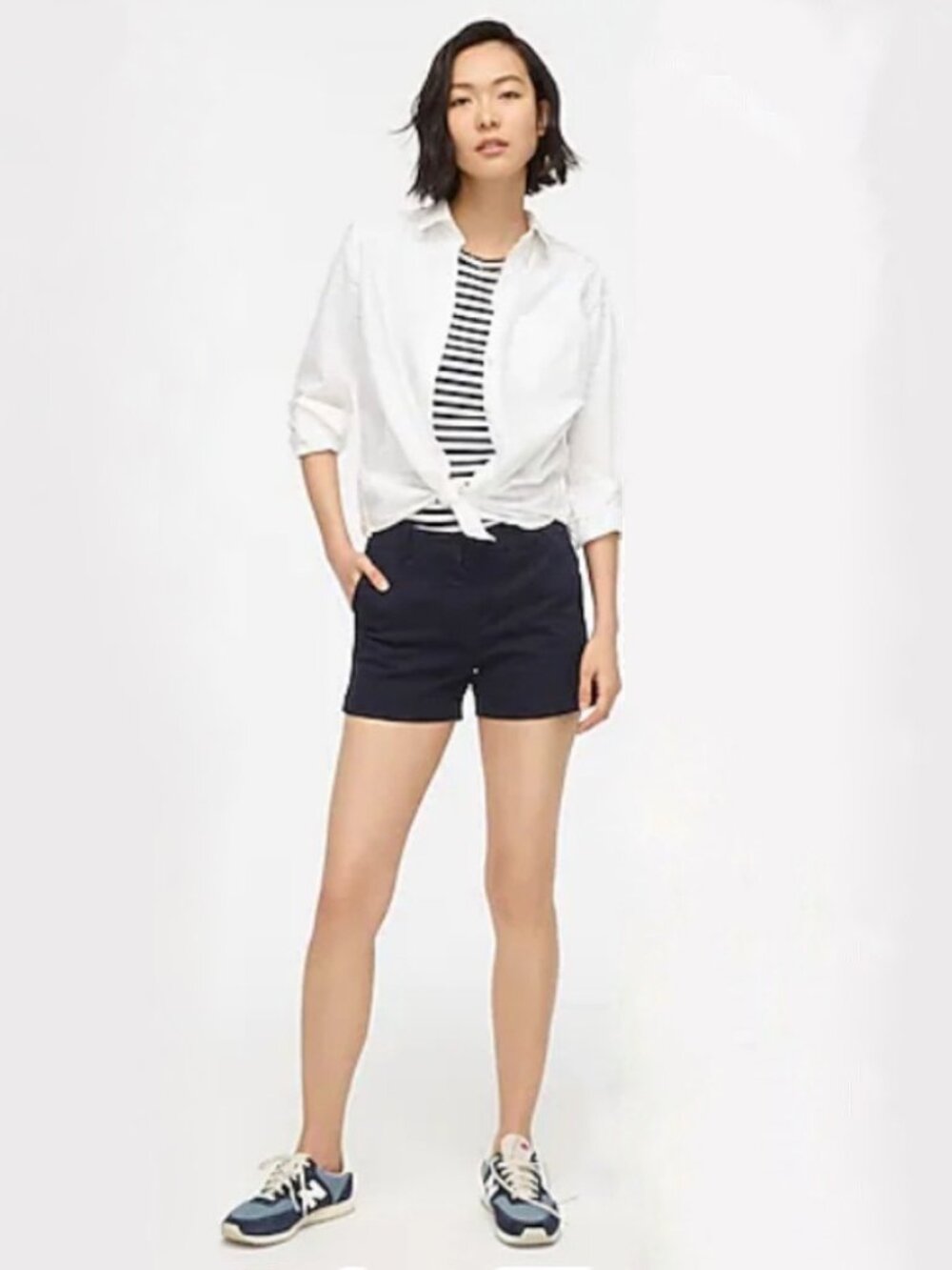 J. Crew 3.5" Classic Chino Short Navy Blue 2 #A3075